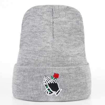 hand-rose-beanie