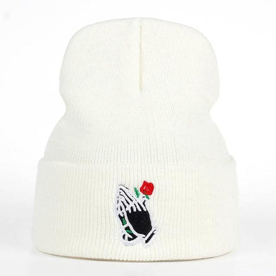 hand-rose-beanie