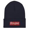 Boujee Cuffed Beanie - Navy