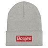 Boujee Cuffed Beanie - Heather Grey