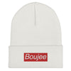 Boujee Cuffed Beanie - White