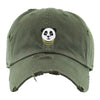 Panda Vintage Dad Hat - Olive - Dad Hats